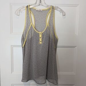 Lush, large, sheer tank top